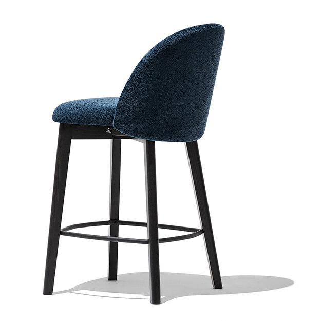 Connubia Calligaris Tuka Mid Bar Stool Wood Legs